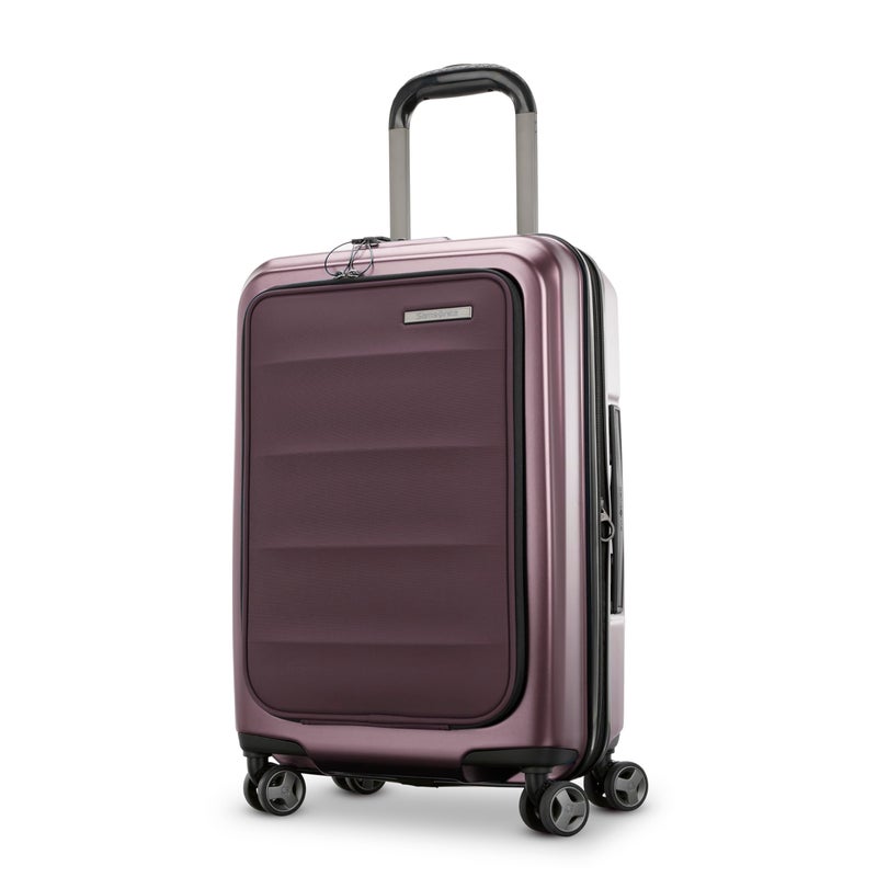 Samsonite Carry-On Pro Front Pocket Hardside Expandable 21-Inch Octiv Luggage: Durable & Impact Resistant, 360° Aero Trac Spinner Wheels, Adjustable Telescopic Handle, TSA Approved Lock - Purple - Image 5