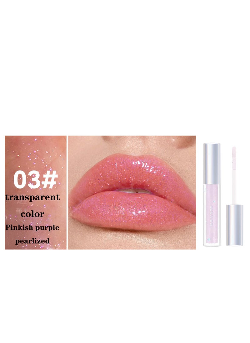 She Loves - Precious Mirror with Subtle Shimmer Glass Round Tube Pearlescent Lip Color - Image 1