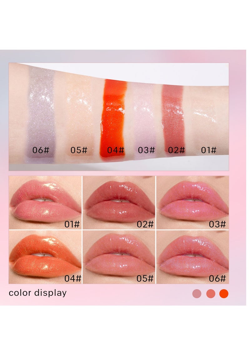 She Loves - Precious Mirror with Subtle Shimmer Glass Round Tube Pearlescent Lip Color - Image 1