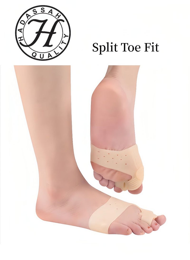 HADASSAH 1 Pair Toe Separator Thumb Hallux Valgus Corrector Bunion Bone Ectropion Thumb Adjuster Toe Corrector Valgus Foot Care  - Image 4
