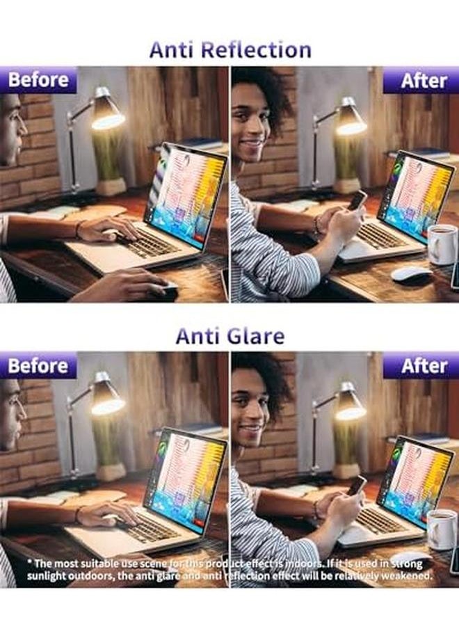 erorex - 2 Pack Anti Blue Light Matte Laptop Screen Protector Compatible With 2016 2019 Macbook Pro 15 Model A1707 A1990 Eye Protection Anti Glare And Anti Scratch Screen Filter - Image 1