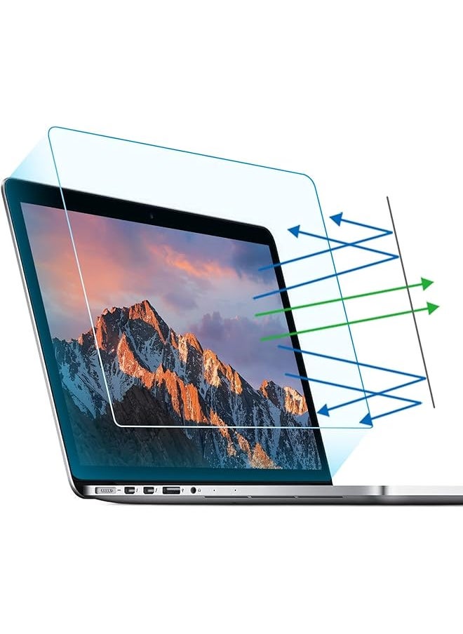 erorex - 2 Pack Anti Blue Light Matte Laptop Screen Protector Compatible With 2016 2019 Macbook Pro 15 Model A1707 A1990 Eye Protection Anti Glare And Anti Scratch Screen Filter - Image 1