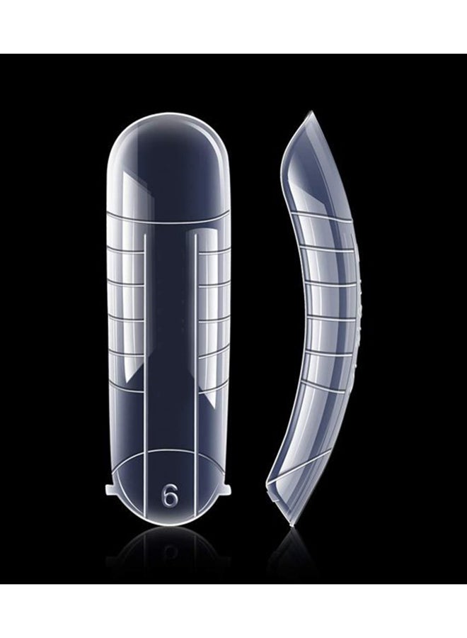 brunson Dual Nail Forms for Poly Extension Gel Pre-shaped False Tips with Scale 120pcs Manicure Tool for Nail Extensions Mold Nail Tips Acrylic Nails False Nails Manicure Tool - Image 2