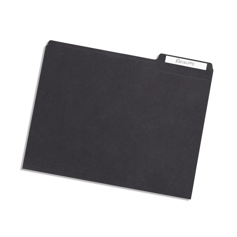 Blue Summit Supplies 100 Grayscale File Folders, Letter Size, 1/3 Cut Tab, Modern Gray, Black, and White Folder Assortment, Great for Organizing and Easy File Storage, 100 Per Box - Image 4