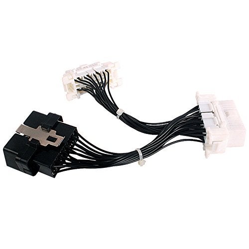 bbfly-B11 OBD II OBD2 Splitter Extension 16 Pin Extension Cable Adapter (0.5FT/15CM) - Image 3