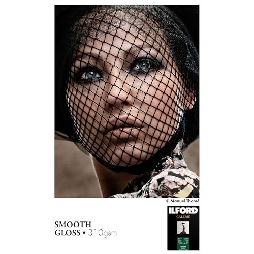 ILFORD Galerie 5x7” (100 Sheets) Smooth Gloss Instant Dry Archival Photo Inkjet Paper 12mil / 310gsm for Dye and Pigment Ink Printers, Color and Black and White, Made in Germany - Image 3