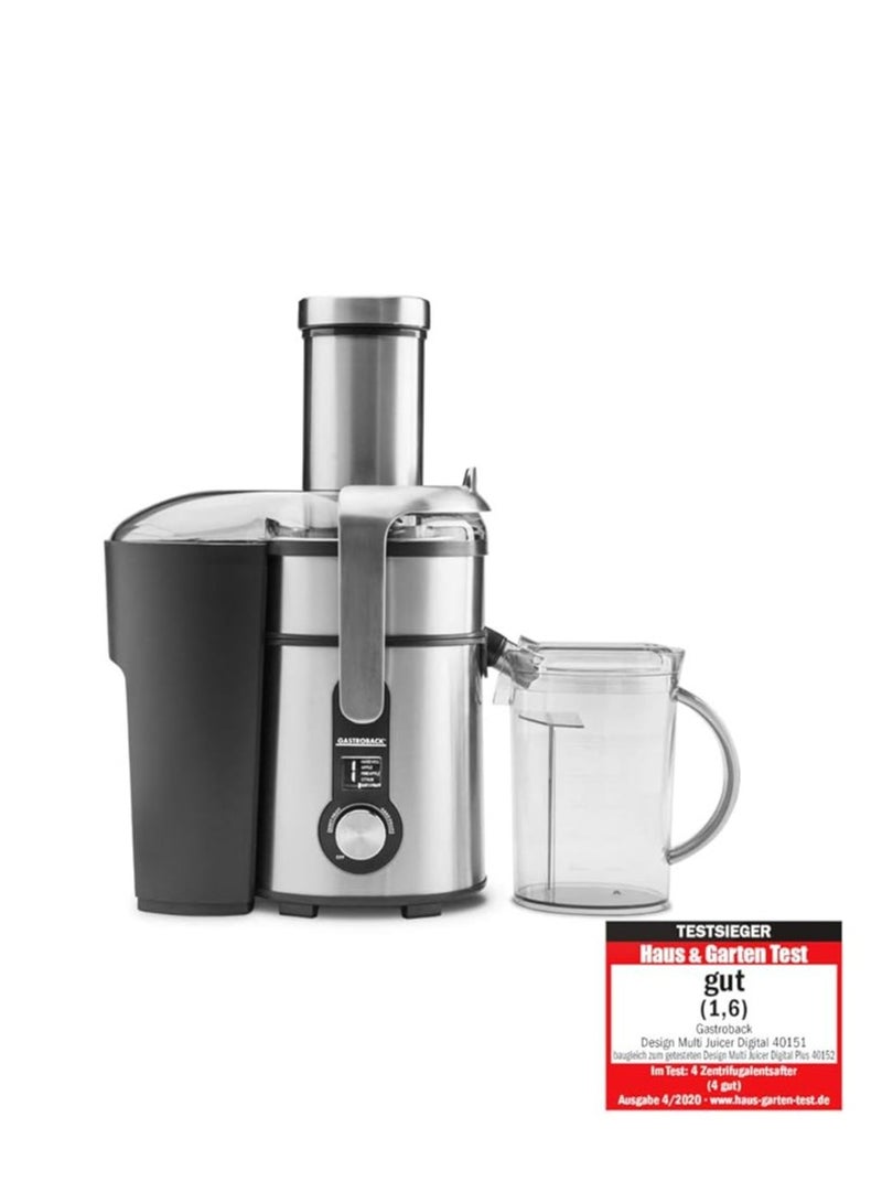 GASTROBACK Gastroback 40151 Design Multi Juicer 1300 watt, SILVER/BLACK 