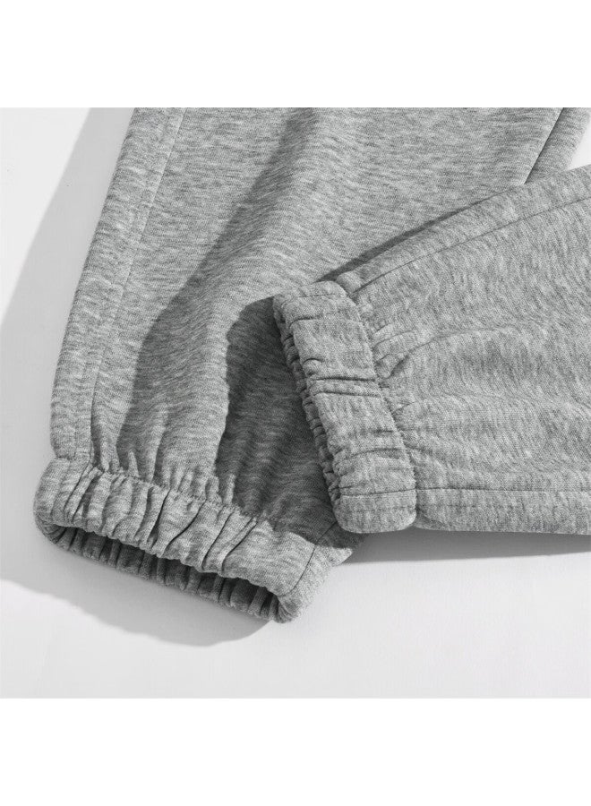 Hipanda Women's Casual Pants  Autumn Trendy Brand Loose High-waist Slim Jogger Sweatpants Gray XL - Image 4