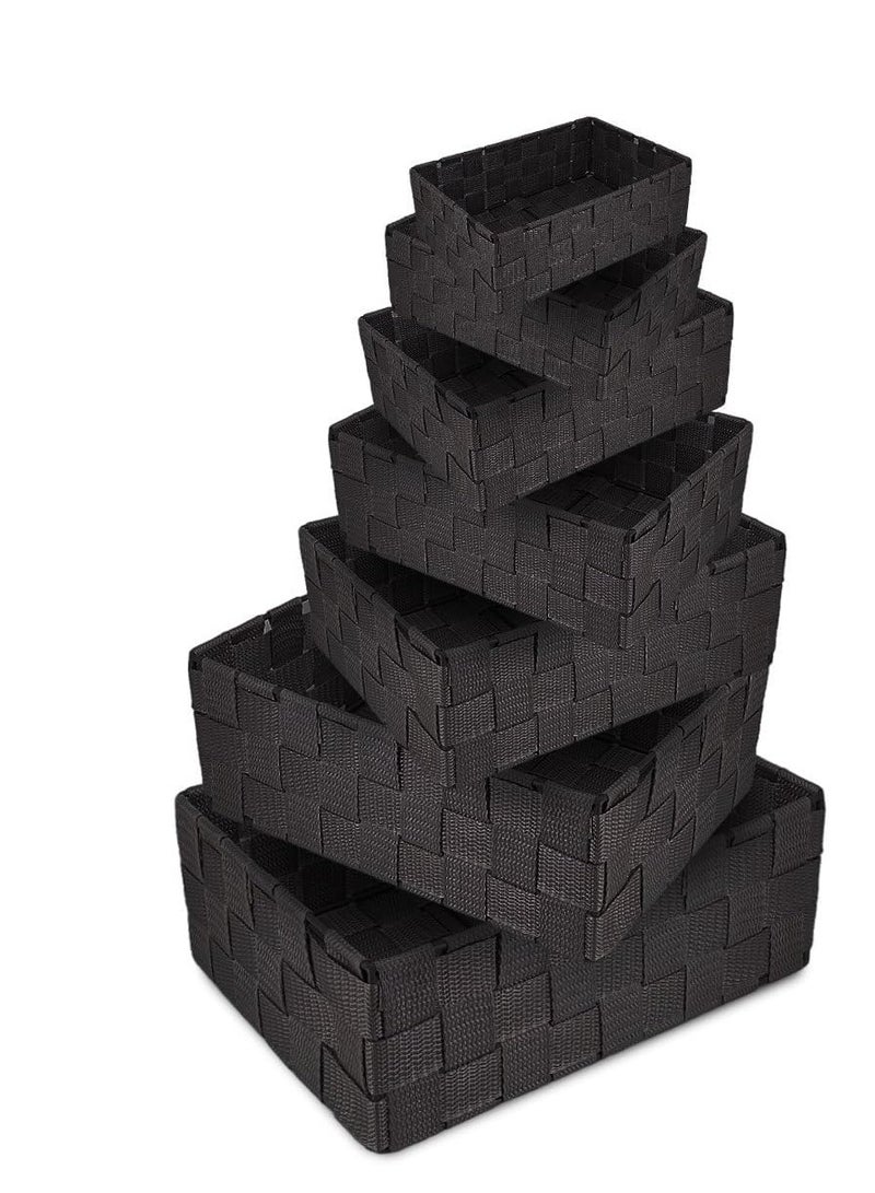 مجموعة صناديق تخزين رفوف متعددة الاستخدامات (7 قطع) (خلفي) - Image 2