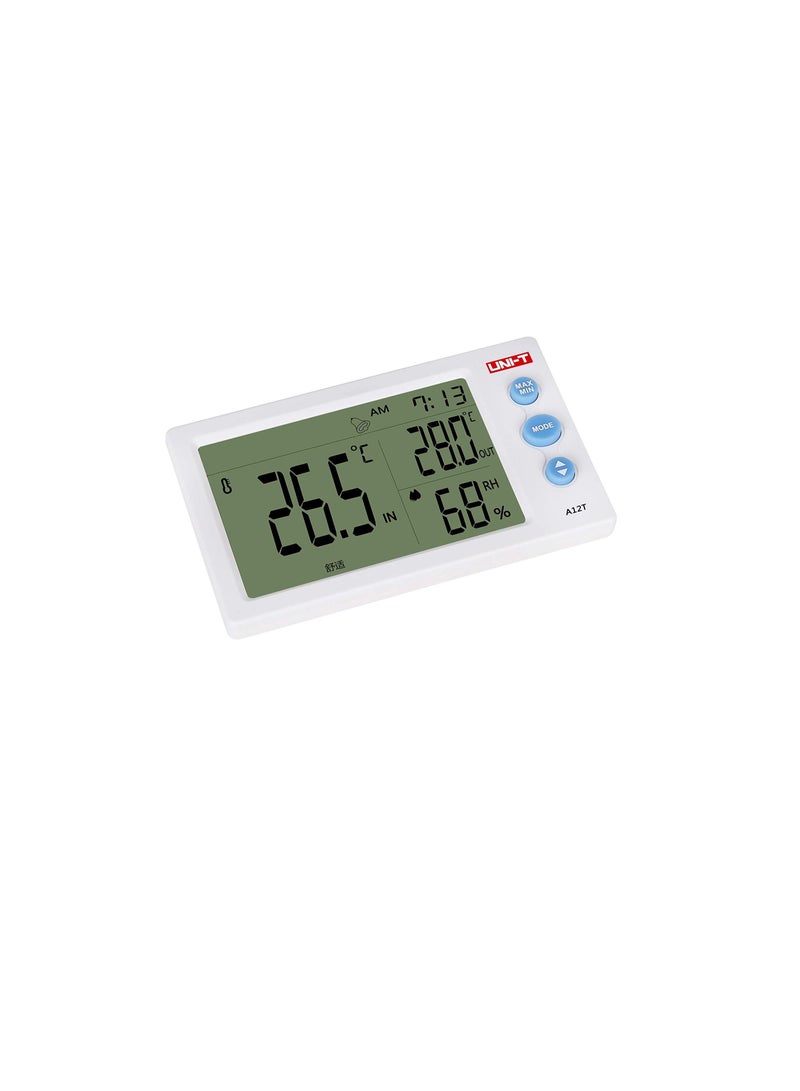UNI-T UNI-T A12T(CE) Portable Mini Temperature & Humidity Meter - Indoor/Outdoor - Image 1