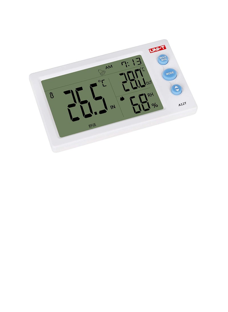 UNI-T UNI-T A12T(CE) Portable Mini Temperature & Humidity Meter - Indoor/Outdoor - Image 2