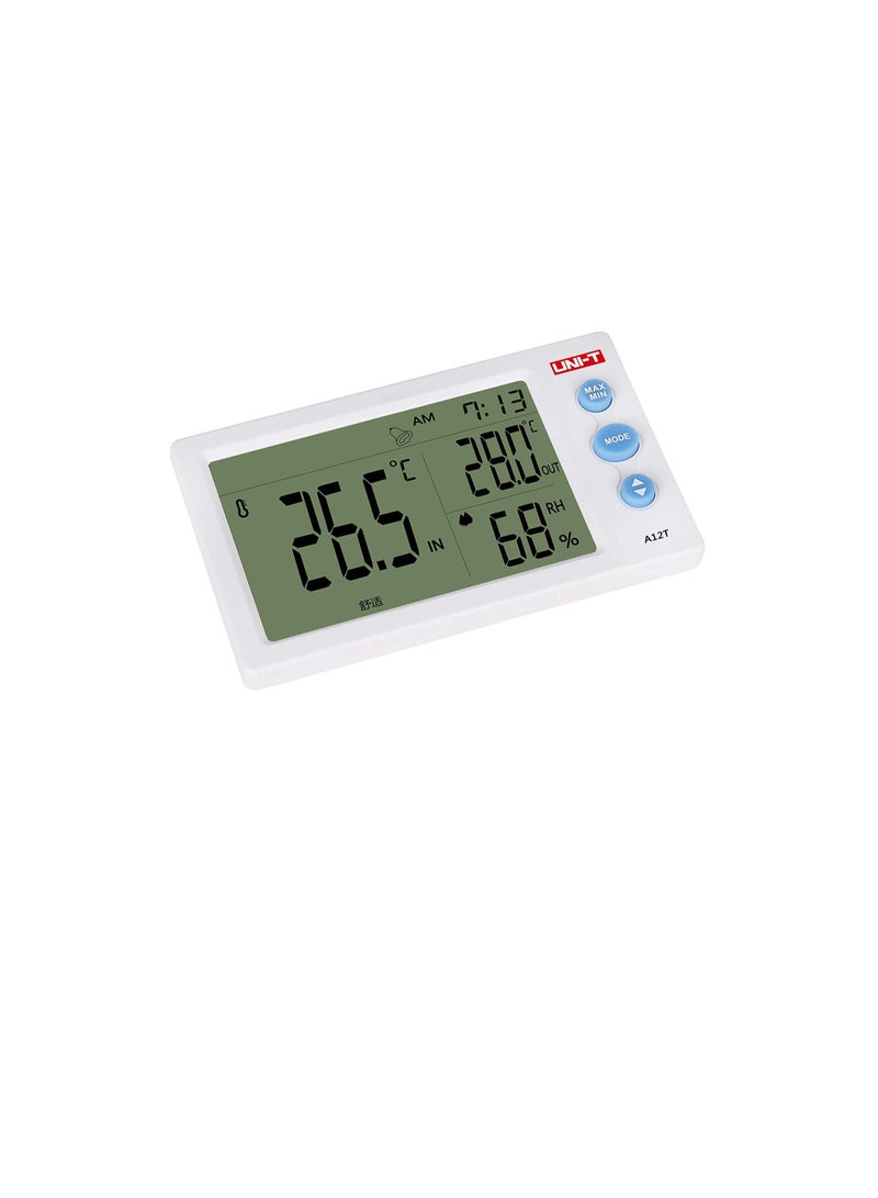 UNI-T UNI-T A12T(CE) Portable Mini Temperature & Humidity Meter - Indoor/Outdoor - Image 3