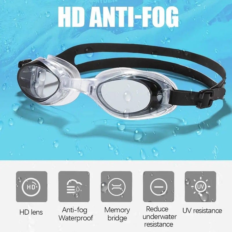 Kids Swim Goggles For Unforgettable Experience With QSHOP Kids Swim Goggles Anti Fog And UV Protection No Leak Clear Vision With Adjustable Strap - Image 2