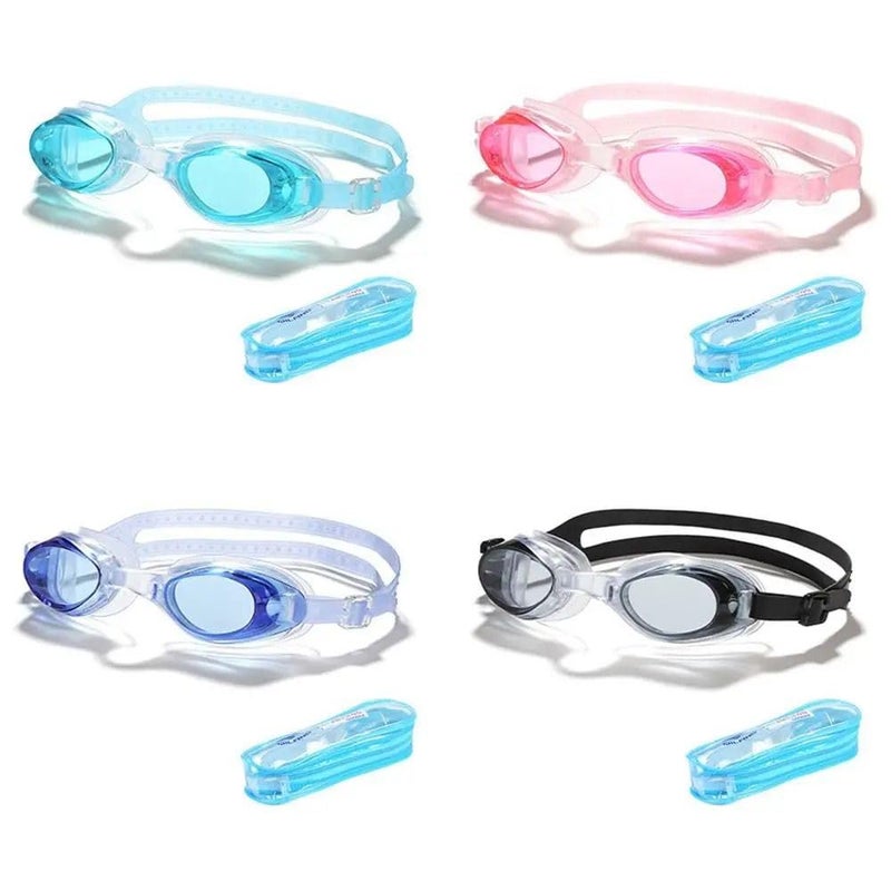 Kids Swim Goggles For Unforgettable Experience With QSHOP Kids Swim Goggles Anti Fog And UV Protection No Leak Clear Vision With Adjustable Strap - Image 1