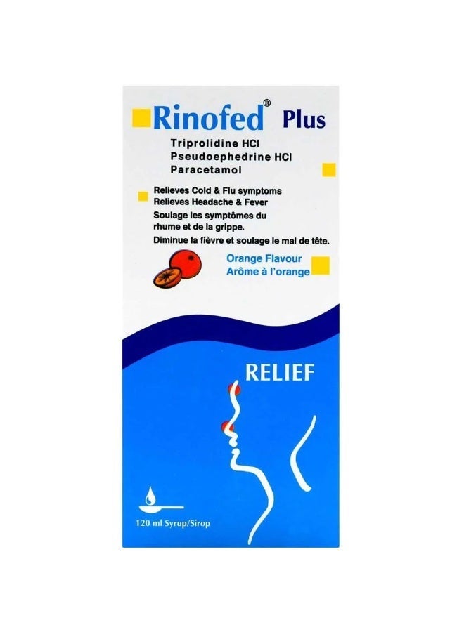 Rinofed Plus Syrup 120 ML - Image 1