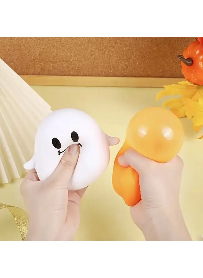 Halloween Squeeze Toys 6 Unique Ghosts TPR Material For Pranks Party Decorations Stress Relief - Image 5