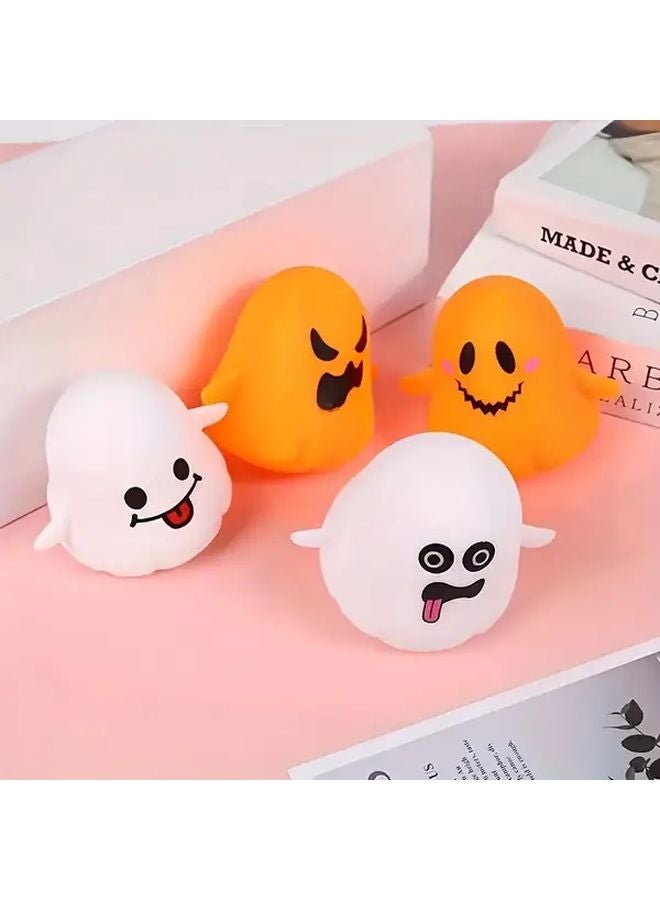 Halloween Squeeze Toys 6 Unique Ghosts TPR Material For Pranks Party Decorations Stress Relief - Image 2