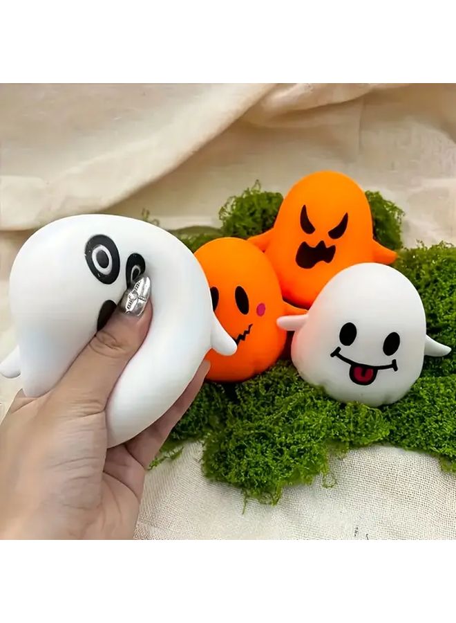 Halloween Squeeze Toys 6 Unique Ghosts TPR Material For Pranks Party Decorations Stress Relief - Image 3
