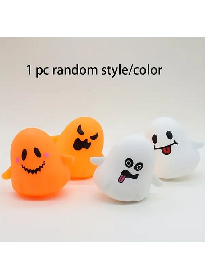 Halloween Squeeze Toys 6 Unique Ghosts TPR Material For Pranks Party Decorations Stress Relief - Image 1