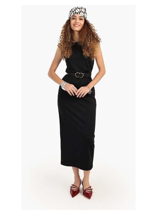 Carina Black Slim Fit Dress  - Image 1