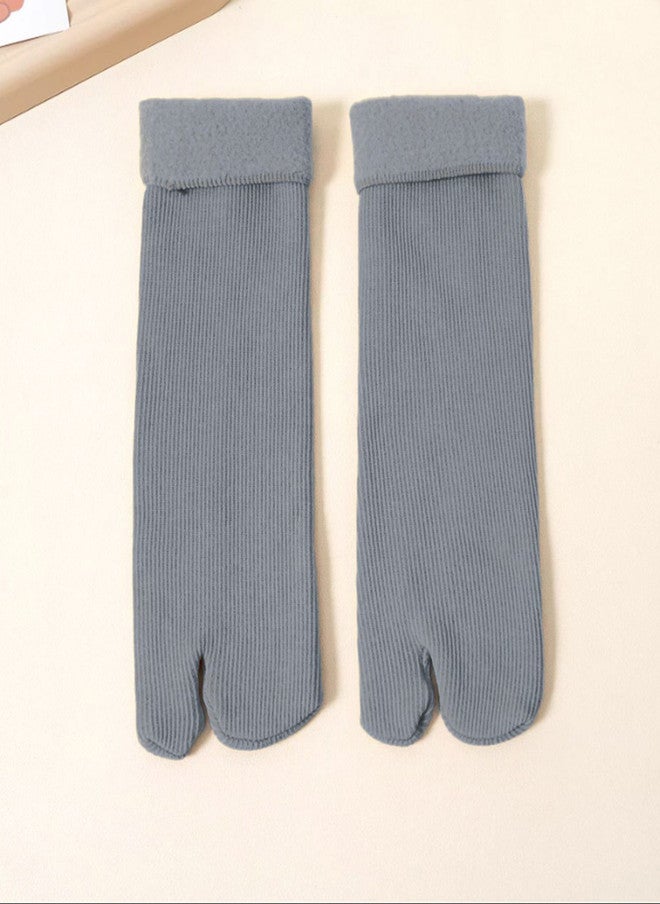 FIMS Women Pack Of 3 Striped Calf Length Thumb Socks - Image 2