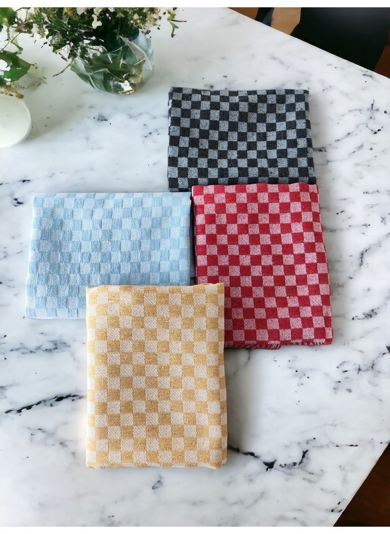 Cnr Garden 4 Piece Drying Cloth 40X60 cm Kitchen Towel Hand Towel Drying Set  - Image 1