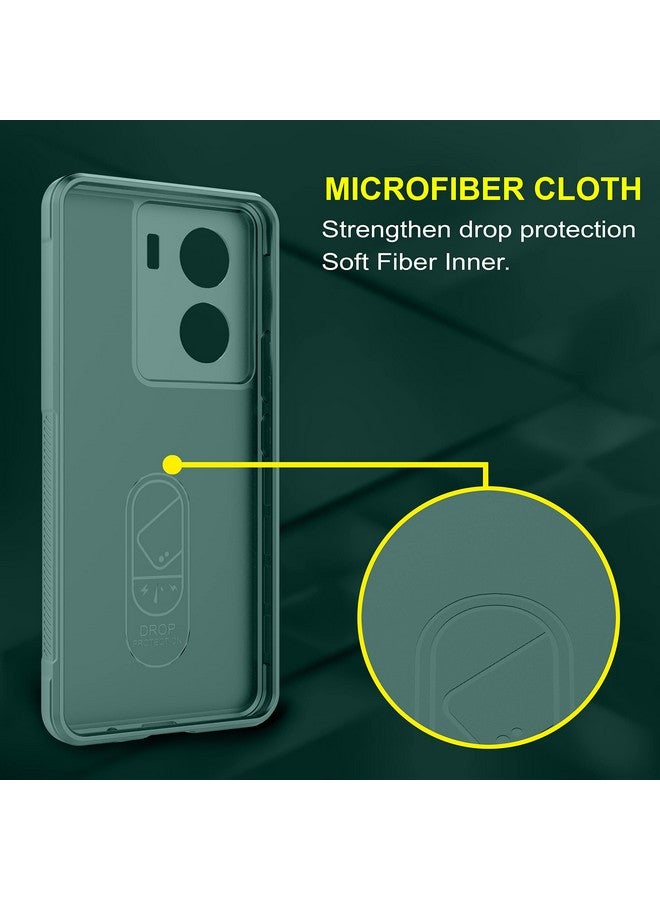 ZAPCASE غطاء خلفي من زابكيس لجهاز iQOO Z7 5G / iQOO Z7s 5G | متوافق مع غطاء خلفي لجهاز iQOO Z7 5G / iQOO Z7s 5G | غطاء سحري من السيليكون السائل مع حماية للكاميرا | أخضر داكن - Image 4