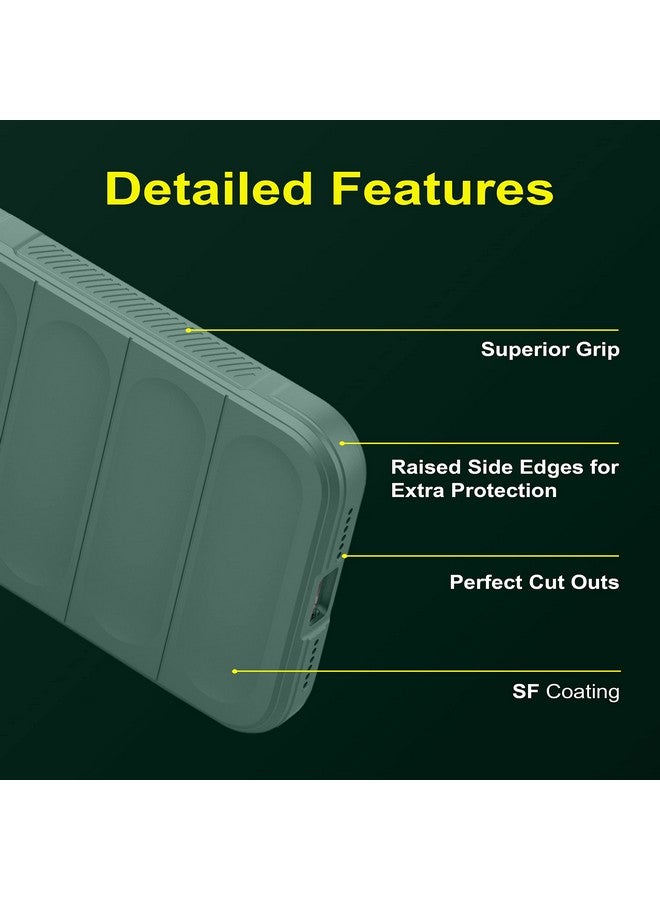 ZAPCASE غطاء خلفي من زابكيس لجهاز iQOO Z7 5G / iQOO Z7s 5G | متوافق مع غطاء خلفي لجهاز iQOO Z7 5G / iQOO Z7s 5G | غطاء سحري من السيليكون السائل مع حماية للكاميرا | أخضر داكن - Image 2