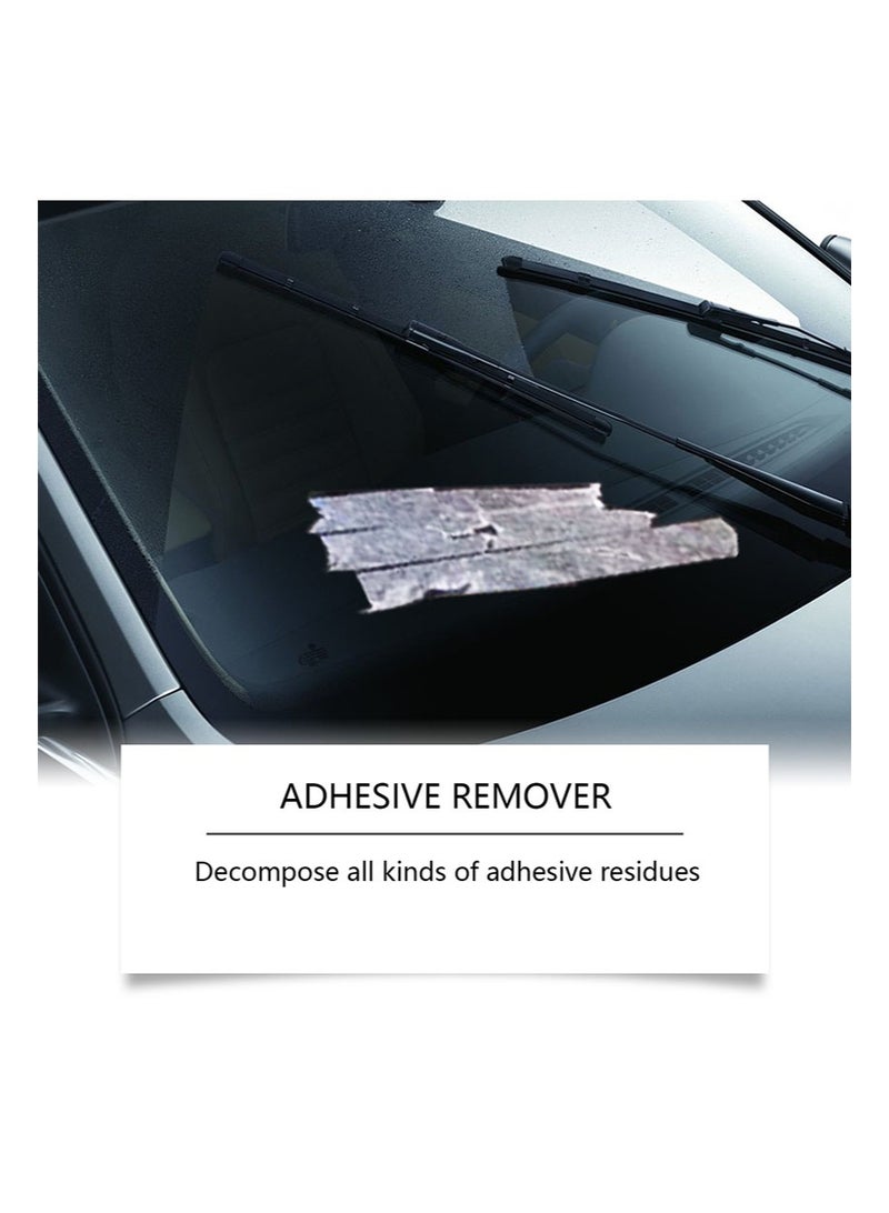 JUE-FISH High Performance Multi Functional Adhesive Remover，Powerful Remover Of Double-Sided Adhesive Residue From Self Adhesive Stickers，Suitable For Glass，Metal，Plastic，Ceramic And Wood （60 Ml） - Image 4