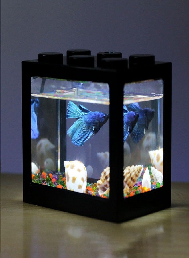 فلاين مصباح حوض السمك Flylin 4 قطع 5 فولت USB، مصباح إضاءة LED صغير للديكور، مصباح نباتات مائية لحوض السمك المكتبي، حديقة مائية داخلية (أبيض) - Image 2