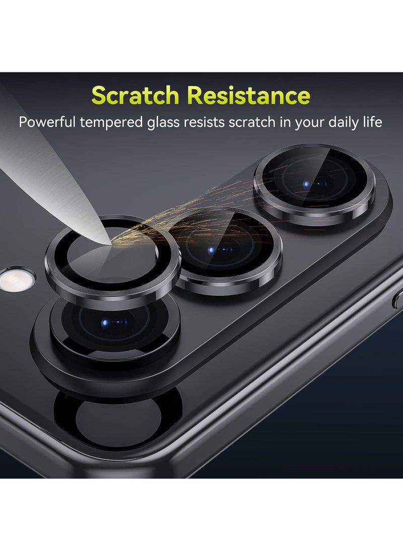 Rock Pow WSKEN for Z Fold 5 Camera Lens Protector Case Cover  Anti Scratch Ultra HD Tempered Metal Glass Camera Screen Protector Shockproof Film for Samsung Galaxy Z Fold 5 5G 2023 Accessories Black  - Image 4