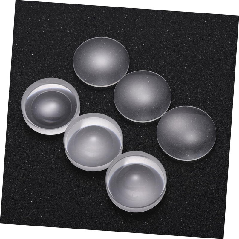 عدسة زجاجية بصرية مزدوجة التحدب 6 قطع لمشاريع العلوم والحرف اليدوية - Image 5