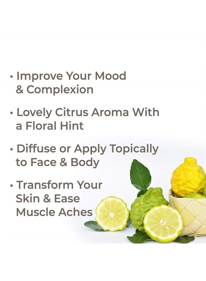 Plant Therapy Organic Bergamot Essential Oil 30 mL (1 oz) 100% Pure, Undiluted, Therapeutic Grade - Image 1