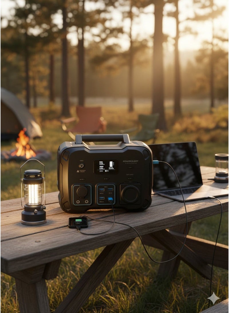 باورولوجي محطة الطاقة المحمولة Powerology - قوة هائلة وتصميم متين لجميع مغامراتك واحتياجاتك الطارئة. - Image 2