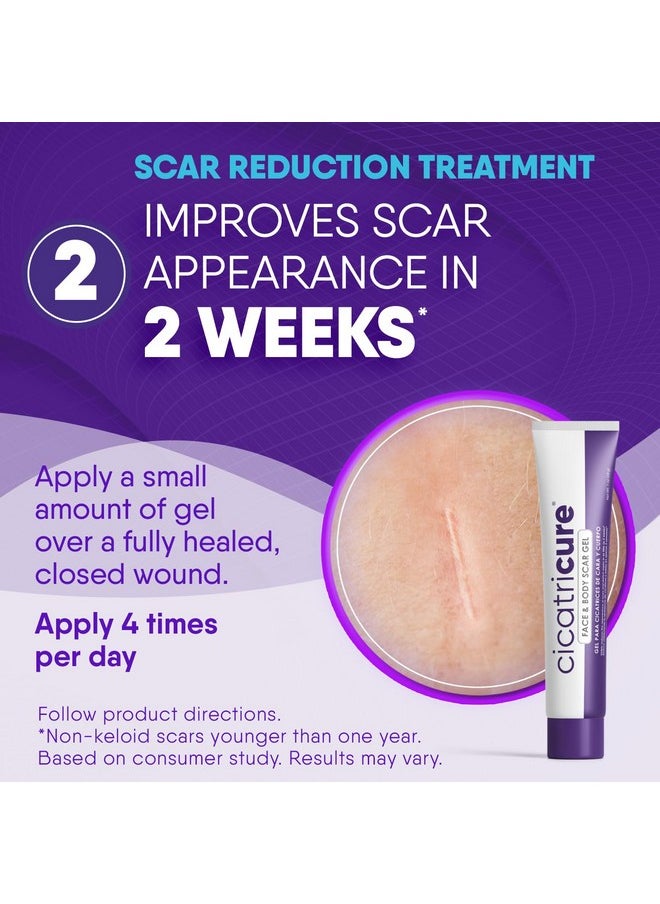 CICATRICURE Skin Recovery Kit: Advanced Scar Gel & Open Wound Care Antibiotic Ointment, Reduces Stretch Marks, Surgical & Acne Scars, Treats Cuts & Burns, 1 Oz Each - For Adults & Kids  - Image 4