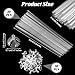 IANFAN 30 Pcs Balloon Sticks Plastic Balloon Sticks with Bases Balloon Holder Sticks Weights for Tying Balloon Birthday Parties Graduation Holiday Wedding Anniversary Decoration - Image 4