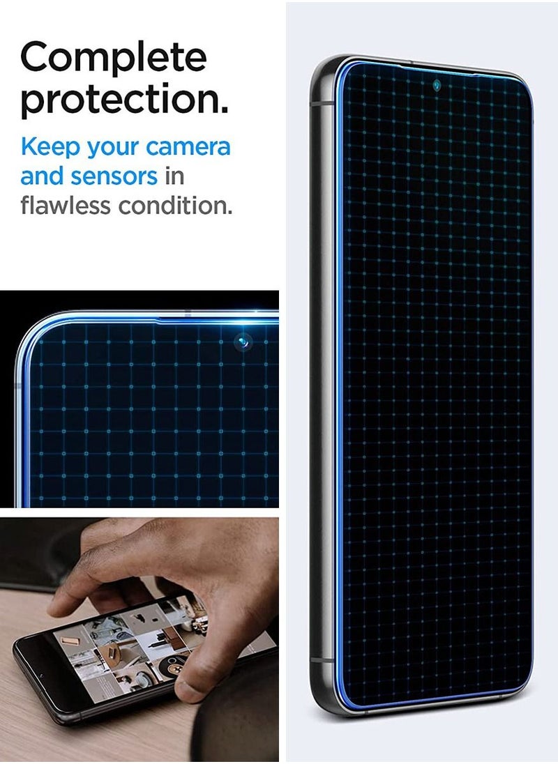 GLAStR EZ Fit for Samsung Galaxy S23 PLUS Tempered Glass Screen Protector [2 PACK] with Easy Install Tray