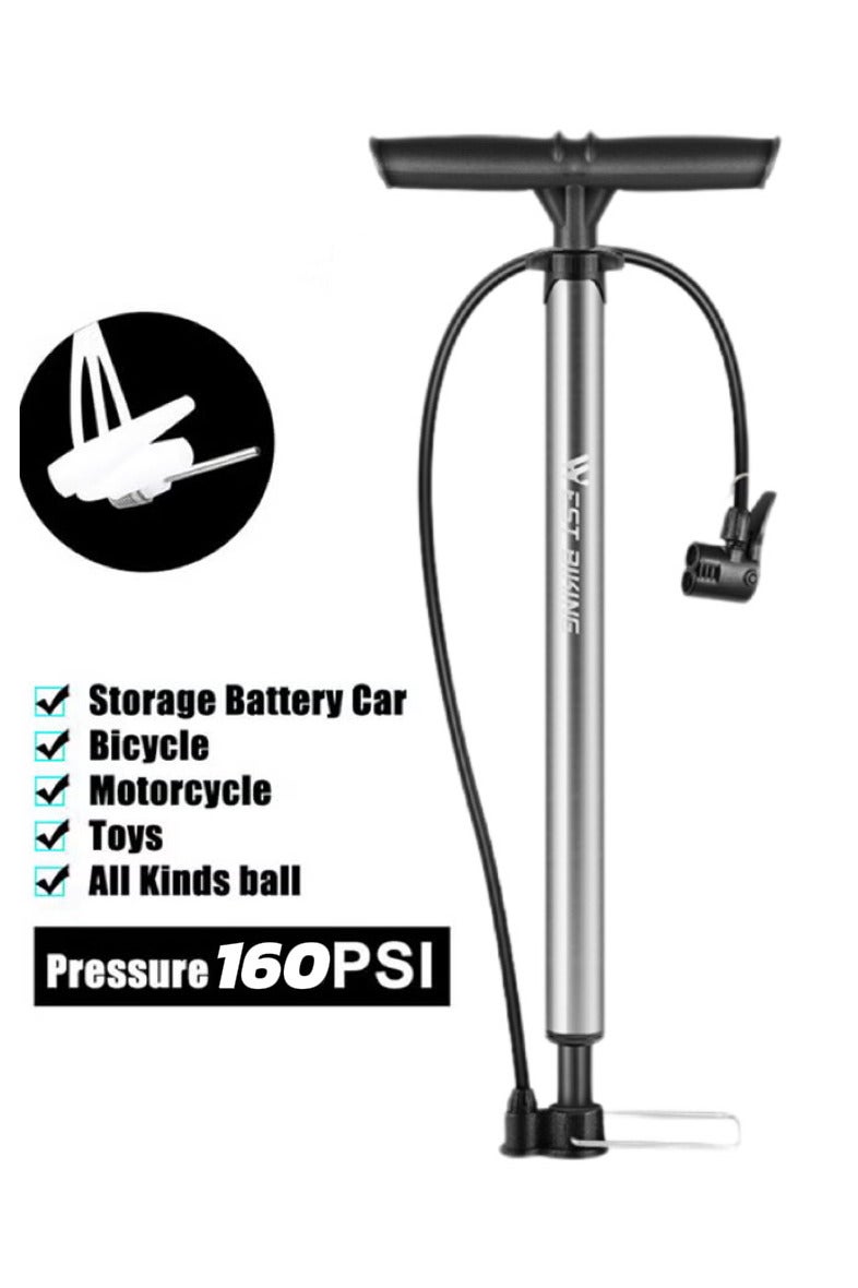 WEST BIKING High-Pressure Air Pump for Bikes/Basketballs/Motorcycles 160PSI｜56×7×5cm - Image 1