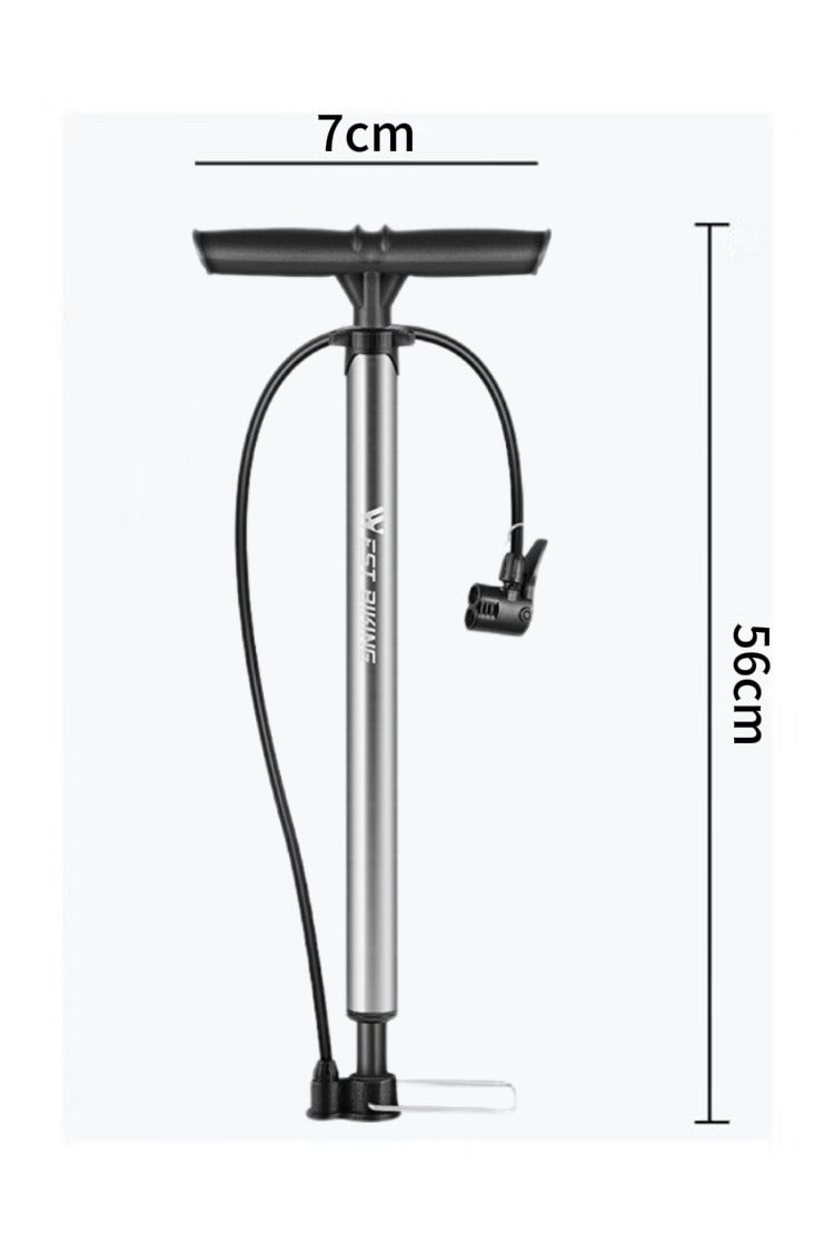 WEST BIKING High-Pressure Air Pump for Bikes/Basketballs/Motorcycles 160PSI｜56×7×5cm - Image 3