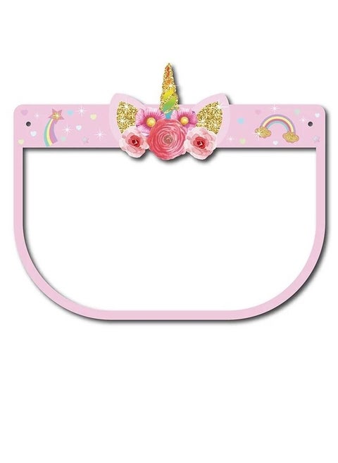 Pikkaboo Kids Protective Face Shield Visor With Elastic Band-Unicorn