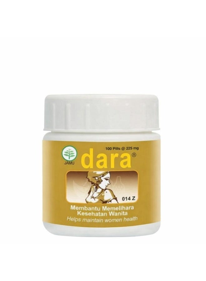 Dara Jamu Women's Health Supplement - 100 Pills