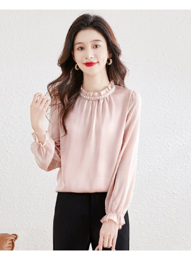 Cypress House new Autumn Women's Fashion Long Sleeve Office Blouse With Plus Sizes Available - Image 1
