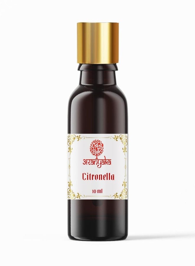 100% Pure Citronella Essential Oil – Natural Aromatherapy Oil for Diffuser, Bath, Skin & Hair – Therapeutic Grade, Undiluted, 10ml - Image 1