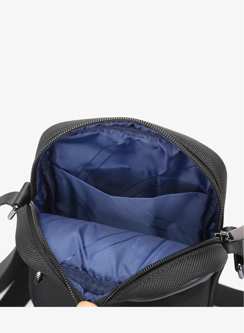 Bopai Unisex Premium Side Sling Bag Water Resistant Synthetic Leather Crossbody Bag for Travel Office Business, BO-SL921, Black - Image 4