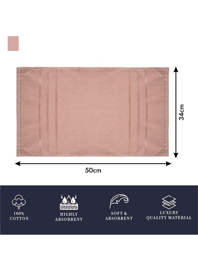 Kuber Industries Face Towel | Cotton Towels For Facewash | Towels For Daily Use | Workout Hand Towel | Lining Design | 14X21 Inch | Pack Of 3 | Brown  - Image 3