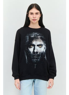 Women Crew Neck Long Sleeves Netflix The Watcher Sweatshirt, Black Combo - pzsku/ZA3A6EA21167167777B32Z/45/_/1739197004/520361b5-ca3b-4eec-9d4e-c986ab103fee