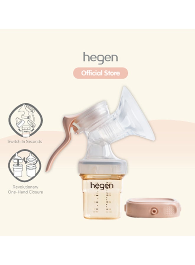 هيجين مضخة ثدي يدوية ناعمة مربعة مستديرة - Image 5
