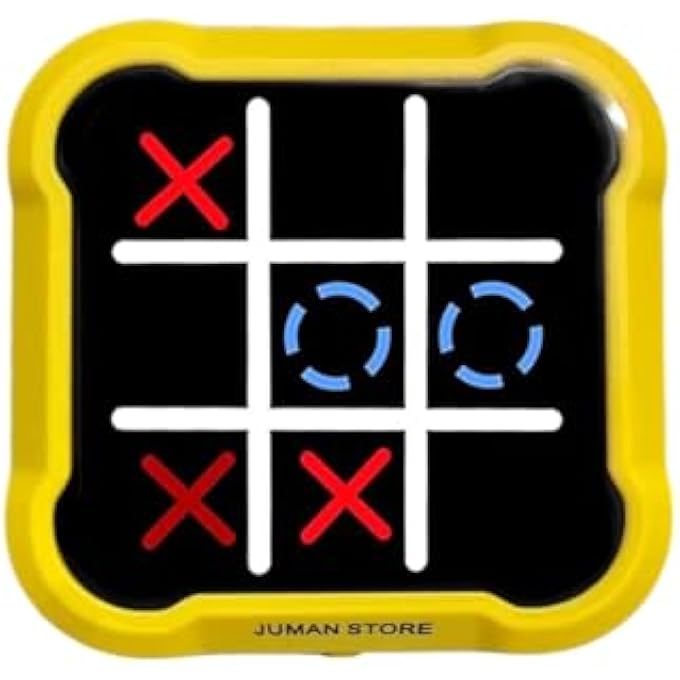 4-IN-1 HANDHELD PUZZLE GAME CONSOLE FOR KIDS AGES 6-12  TIC TAC TOE GAME, MEMORY GAME, REFLEX CHALLENGE, AND TWO-PLAYER MODE  PORTABLE TRAVEL PUZZLE TOY FOR BOYS AND GIRLS - Image 2