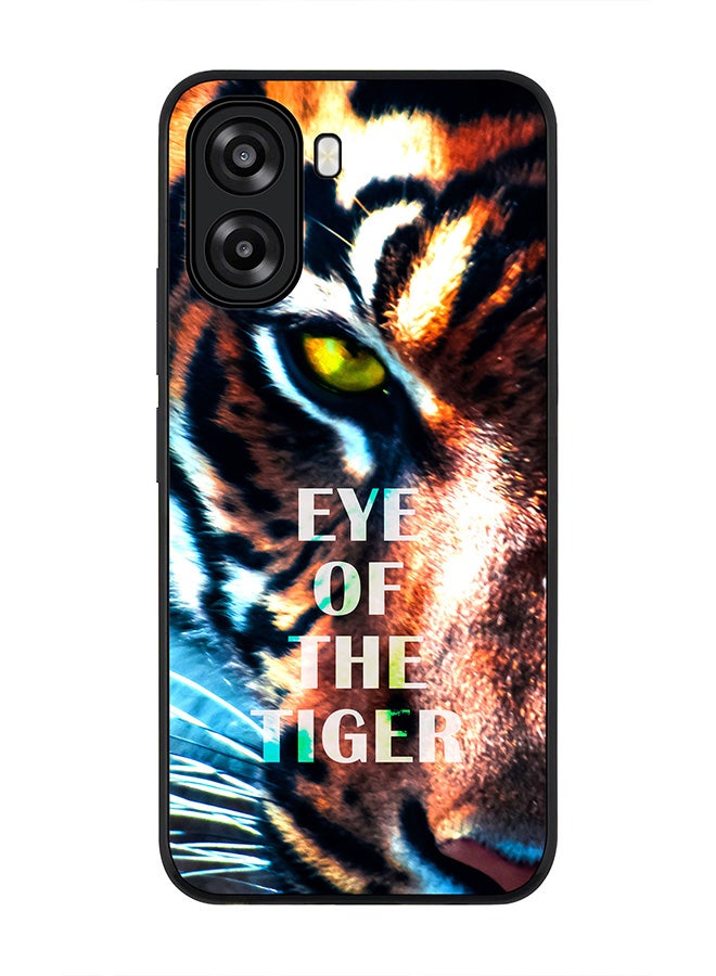 Stylizedd For Oppo A6x 5G / A6x 4G Case,Slim fit Camera Protection, Shockproof Thin Phone cover  - Eye Of The Tiger - Image 1