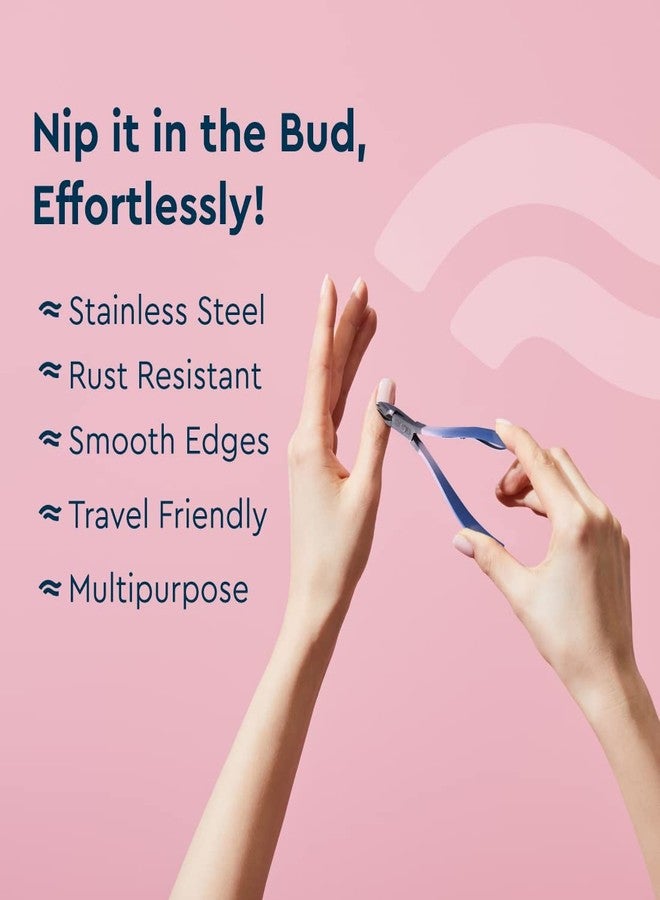 GUBB Nail Nipper For Thick & Ingrown Nails | Cuticle Cutter - Curved Blades for Precise Cutting, Comfortable Grip, Long Lasting Stainless Steel, Multipurpose - For Ingrown Nails & Cuticles - Image 3